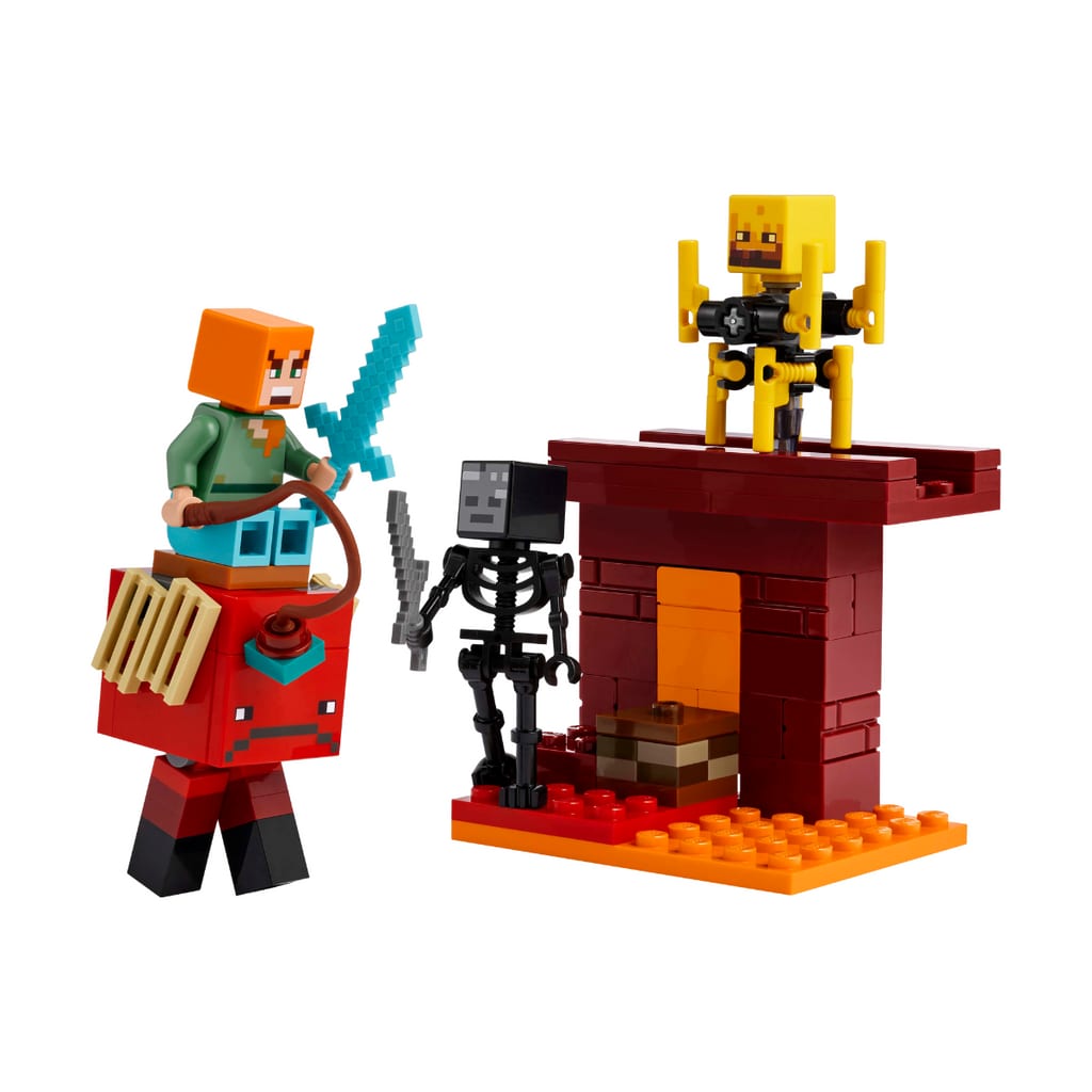  Đồ Chơi Lắp Ráp Trận Chiến Dung Nham Địa Ngục Nether LEGO MINECRAFT 21266 (99 chi tiết) 