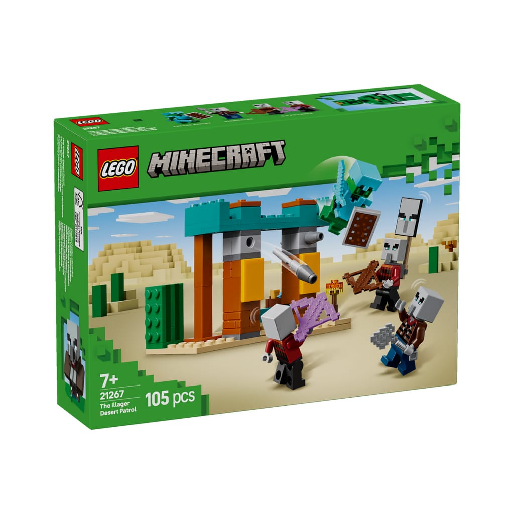  Đồ Chơi Lắp Ráp Đội Tuần Tra Sa Mạc Illager LEGO MINECRAFT 21267 (105 chi tiết) 