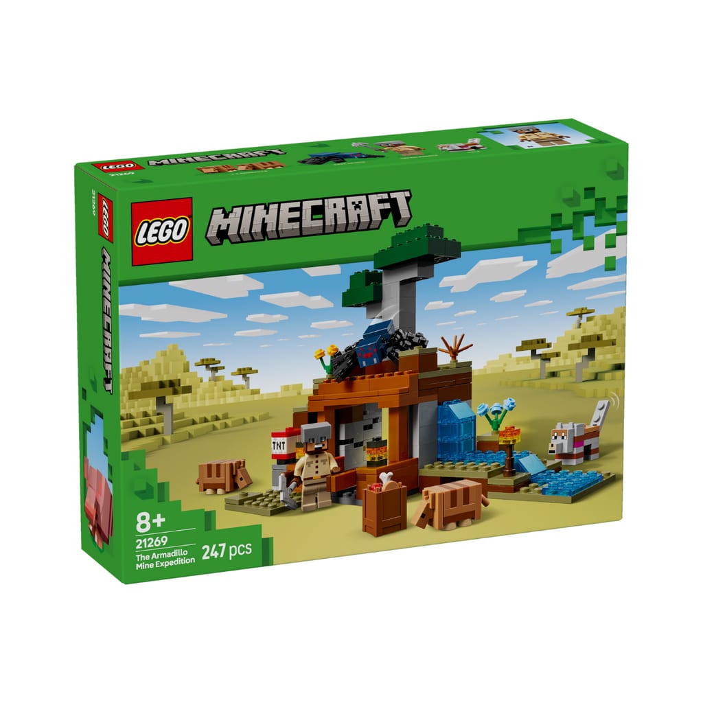樂高與益智玩具:  海膽探險拼裝玩具 LEGO MINECRAFT 21269 (247 件) 
