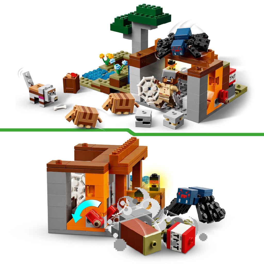  Đồ Chơi Lắp Ráp Chuyến Thám Hiểm Mỏ Nhím Biển LEGO MINECRAFT 21269 (247 chi tiết) 