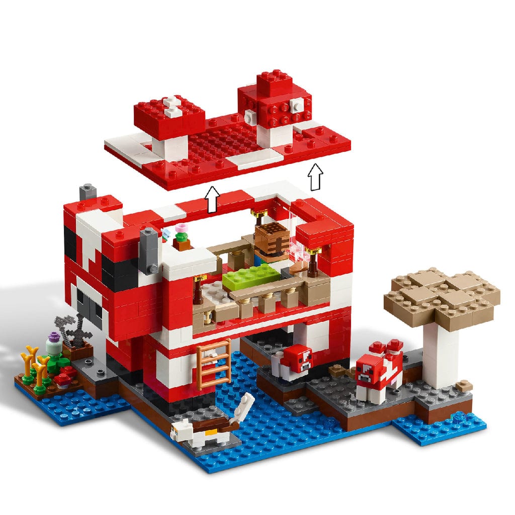  Đồ Chơi Lắp Ráp Ngôi Nhà Của Những Chú Bò Nấm LEGO MINECRAFT 21270 (500 chi tiết) 