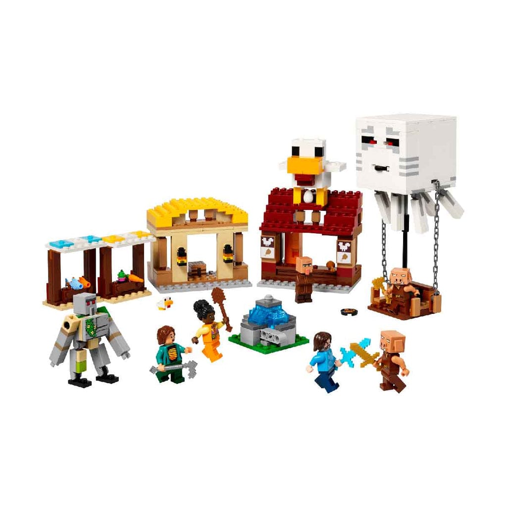  Bộ Lắp Ráp Cuộc Tấn Công Làng Bằng Khinh Khí Cầu Của Ghast LEGO MINECRAFT 21273 (555 chi tiết) 