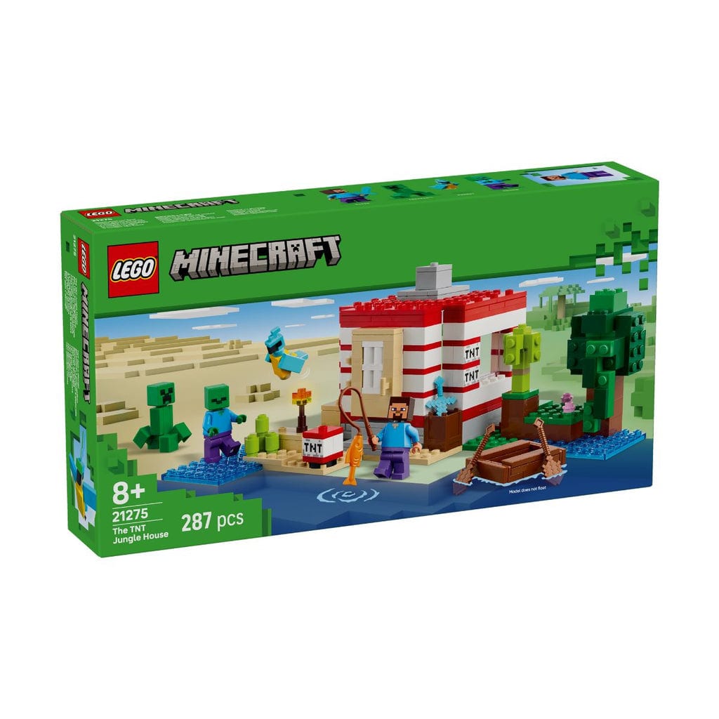 樂高與益智玩具:  森林中的TNT堡壘 LEGO MINECRAFT 21275 (287個零件) 