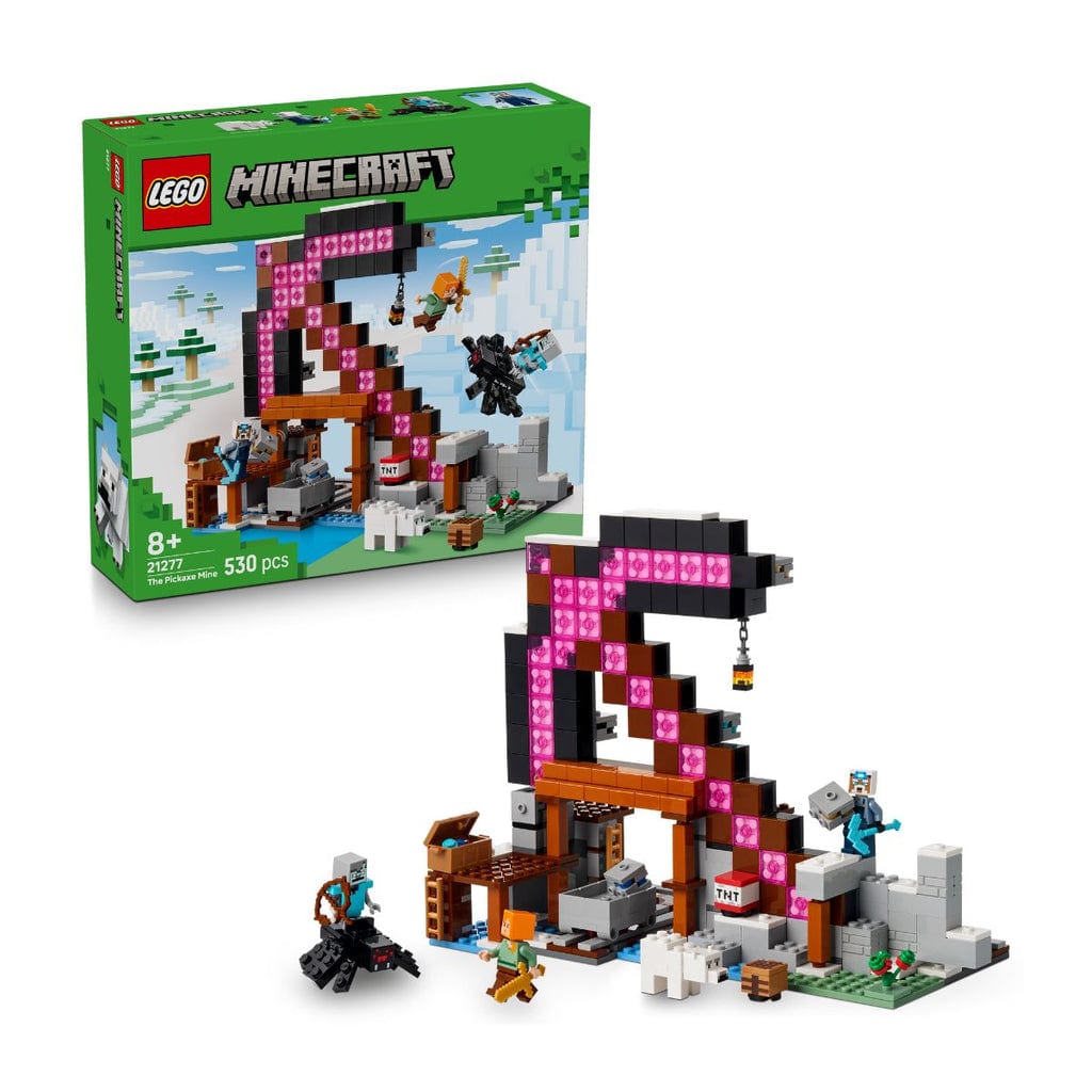 樂高與益智玩具:  挖掘機 LEGO MINECRAFT 21277 (530個零件) 