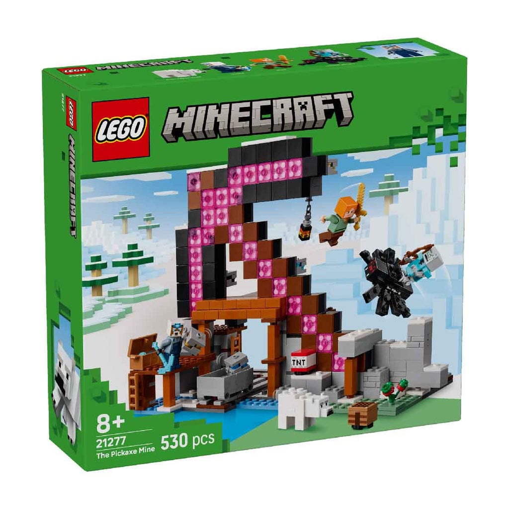 樂高與益智玩具:  挖掘機 LEGO MINECRAFT 21277 (530個零件) 