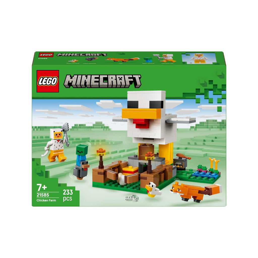 樂高與益智玩具:  雞場 LEGO MINECRAFT 21585 (233 件) 