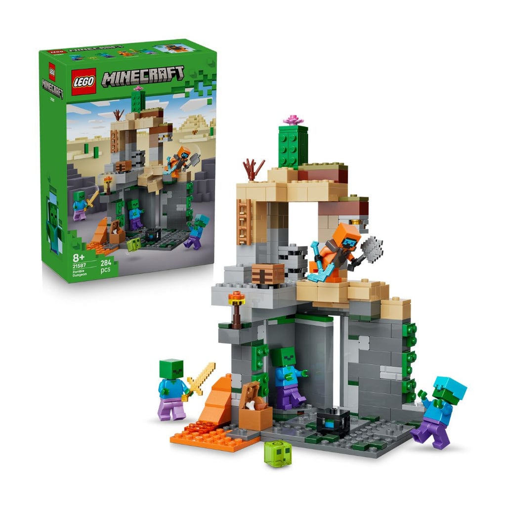 樂高與益智玩具:  殭屍監獄 LEGO MINECRAFT 21587 (284 件) 