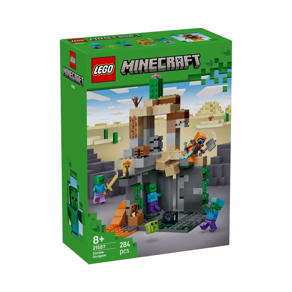 樂高與益智玩具:  殭屍監獄 LEGO MINECRAFT 21587 (284 件) 