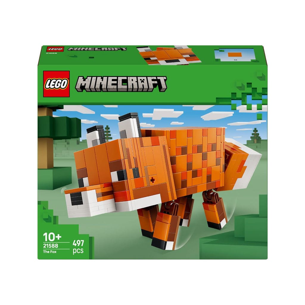 樂高與益智玩具:  小狐狸拼裝玩具 LEGO MINECRAFT 21588 