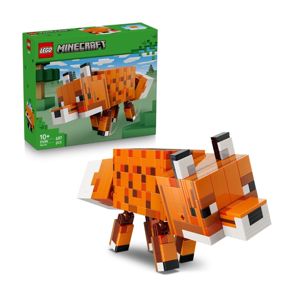 樂高與益智玩具:  小狐狸拼裝玩具 LEGO MINECRAFT 21588 