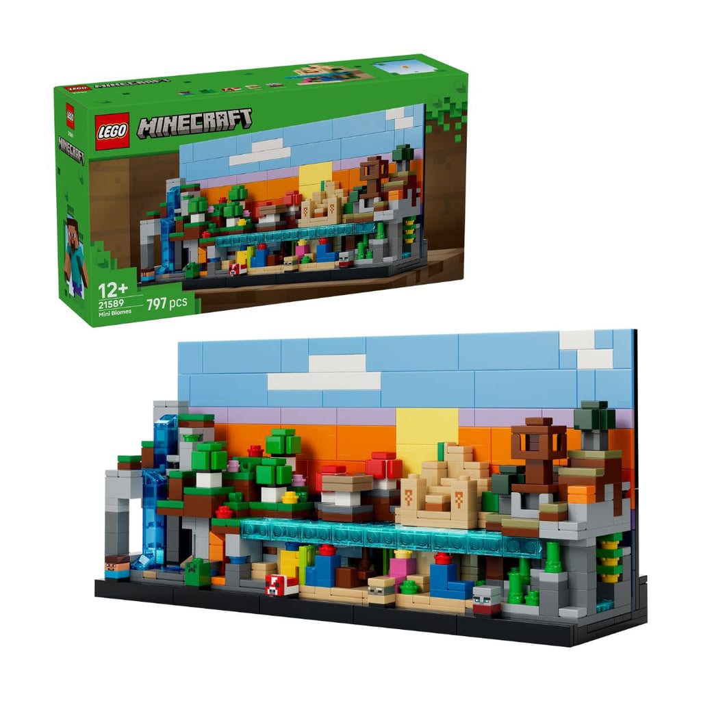 樂高與益智玩具:  迷你生態系統 LEGO MINECRAFT 21589 (797 件) 