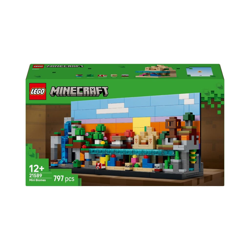 樂高與益智玩具:  迷你生態系統 LEGO MINECRAFT 21589 (797 件) 