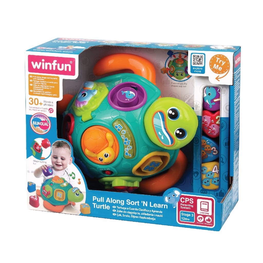 Đồ Chơi Rùa Con Học Hình Khối Và Màu Sắc WINFUN 240301 