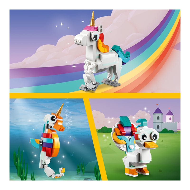  Đồ Chơi Lắp Ráp Kỳ Lân Sắc Màu LEGO CREATOR 31140 (145 chi tiết) 