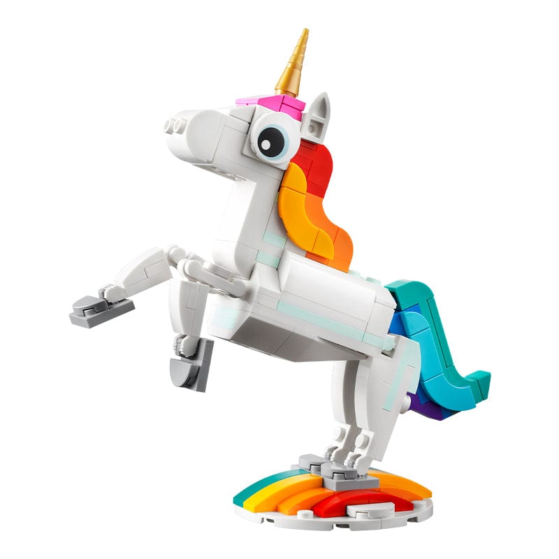樂高與益智玩具:  彩色獨角獸拼裝玩具 LEGO CREATOR 31140 (145 件) 