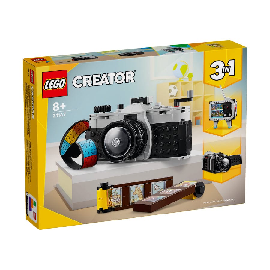 樂高與益智玩具:  復古相機拼裝玩具 LEGO CREATOR 31147 (261 件) 