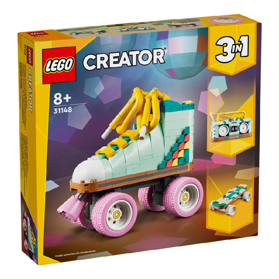 樂高與益智玩具:  復古滑板鞋拼裝玩具 LEGO CREATOR 31148 (342 件) 