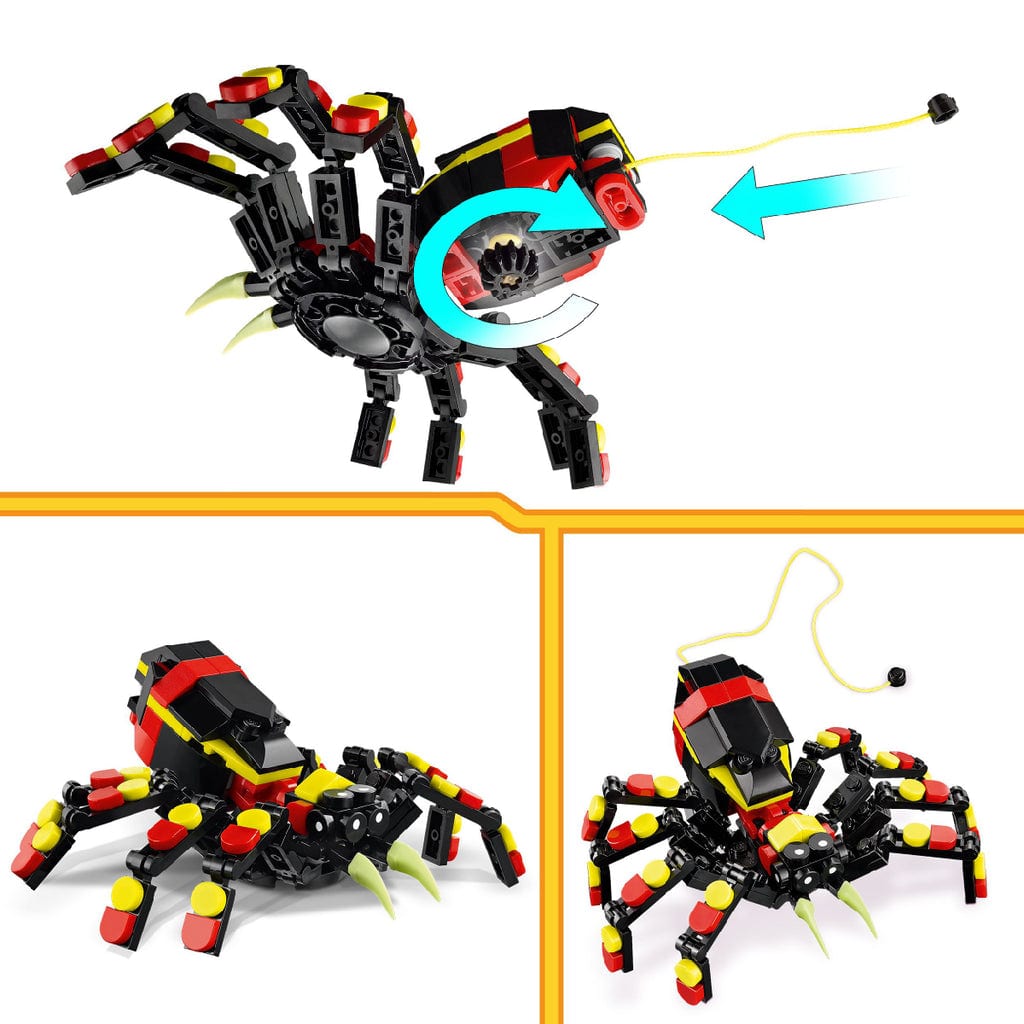  Đồ Chơi Lắp Ráp Động Vật Hoang Dã: Con Nhện Kỳ Lạ LEGO CREATOR 31159 (153 chi tiết) 