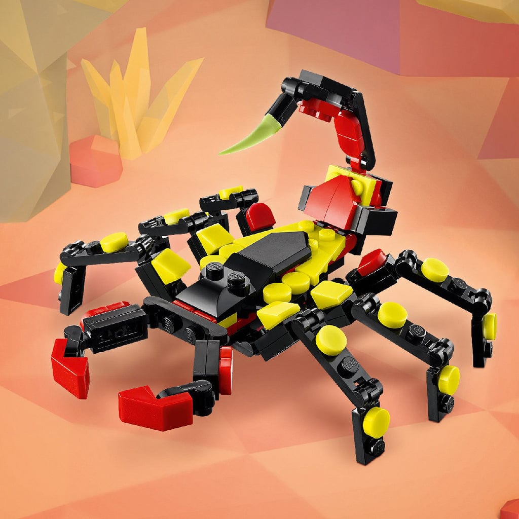  Đồ Chơi Lắp Ráp Động Vật Hoang Dã: Con Nhện Kỳ Lạ LEGO CREATOR 31159 (153 chi tiết) 