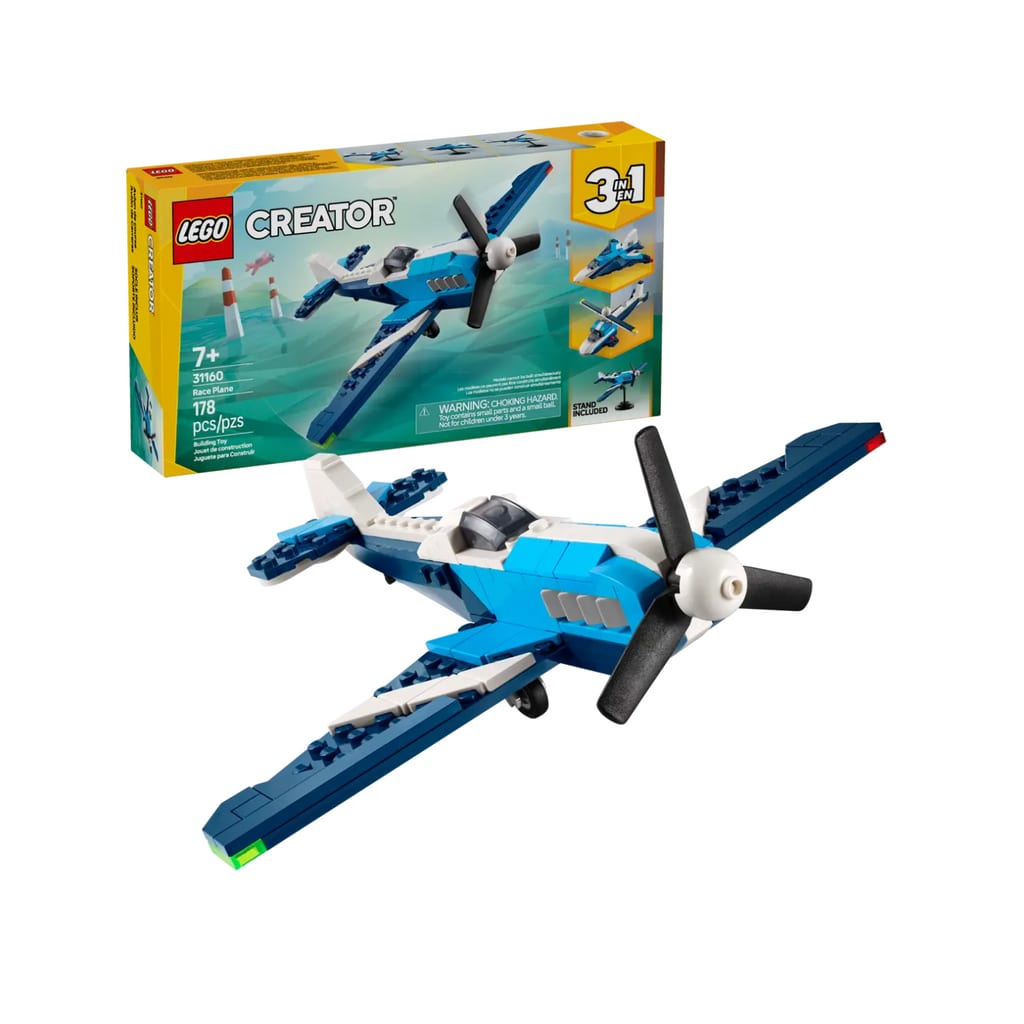樂高與益智玩具:  噴氣式飛機拼裝玩具 LEGO CREATOR 31160 (178 件) 