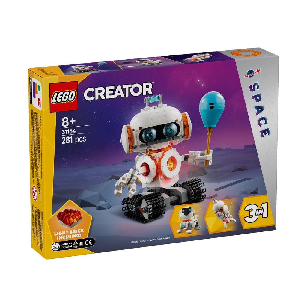 樂高與益智玩具:  宇宙機器人拼裝玩具 LEGO CREATOR 31164 (281 件) 