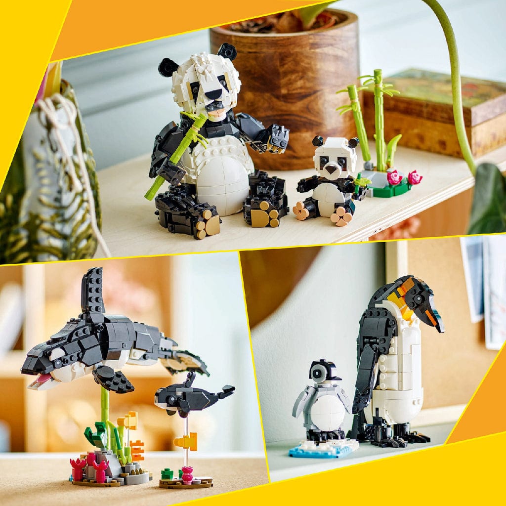  Đồ Chơi Lắp Ráp Động Vật Hoang Dã: Gia Đình Gấu Trúc LEGO CREATOR 31165 (626 chi tiết) 