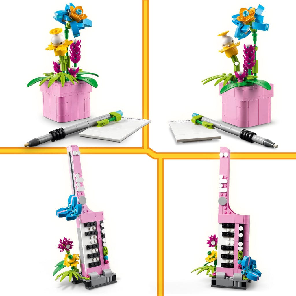  Đồ Chơi Lắp Ráp Máy Đánh Chữ Và Hoa LEGO CREATOR 31169 (363 chi tiết) 