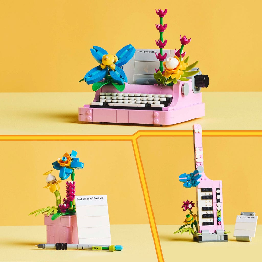  Đồ Chơi Lắp Ráp Máy Đánh Chữ Và Hoa LEGO CREATOR 31169 (363 chi tiết) 