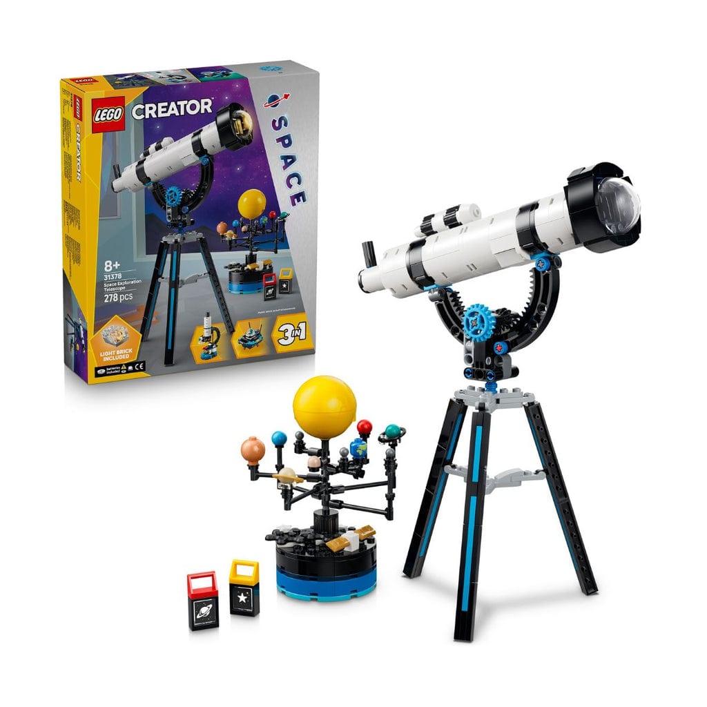 樂高與益智玩具:  探索宇宙的望遠鏡 LEGO CREATOR 31378 