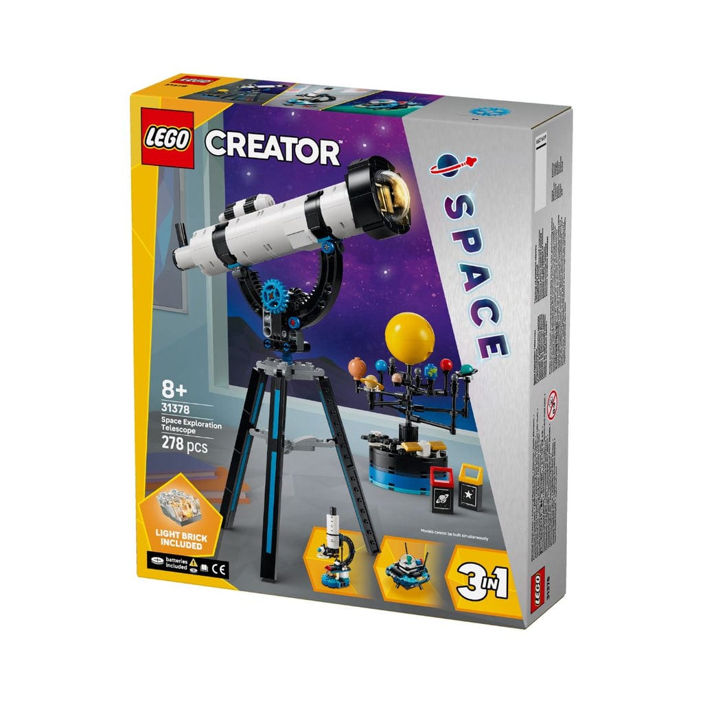 樂高與益智玩具:  探索宇宙的望遠鏡 LEGO CREATOR 31378 