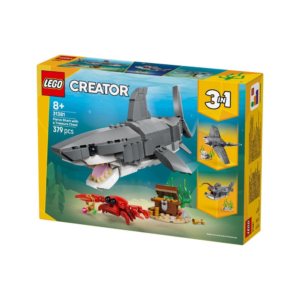 樂高與益智玩具:  大洋鯊魚與寶藏箱 LEGO CREATOR 31381 