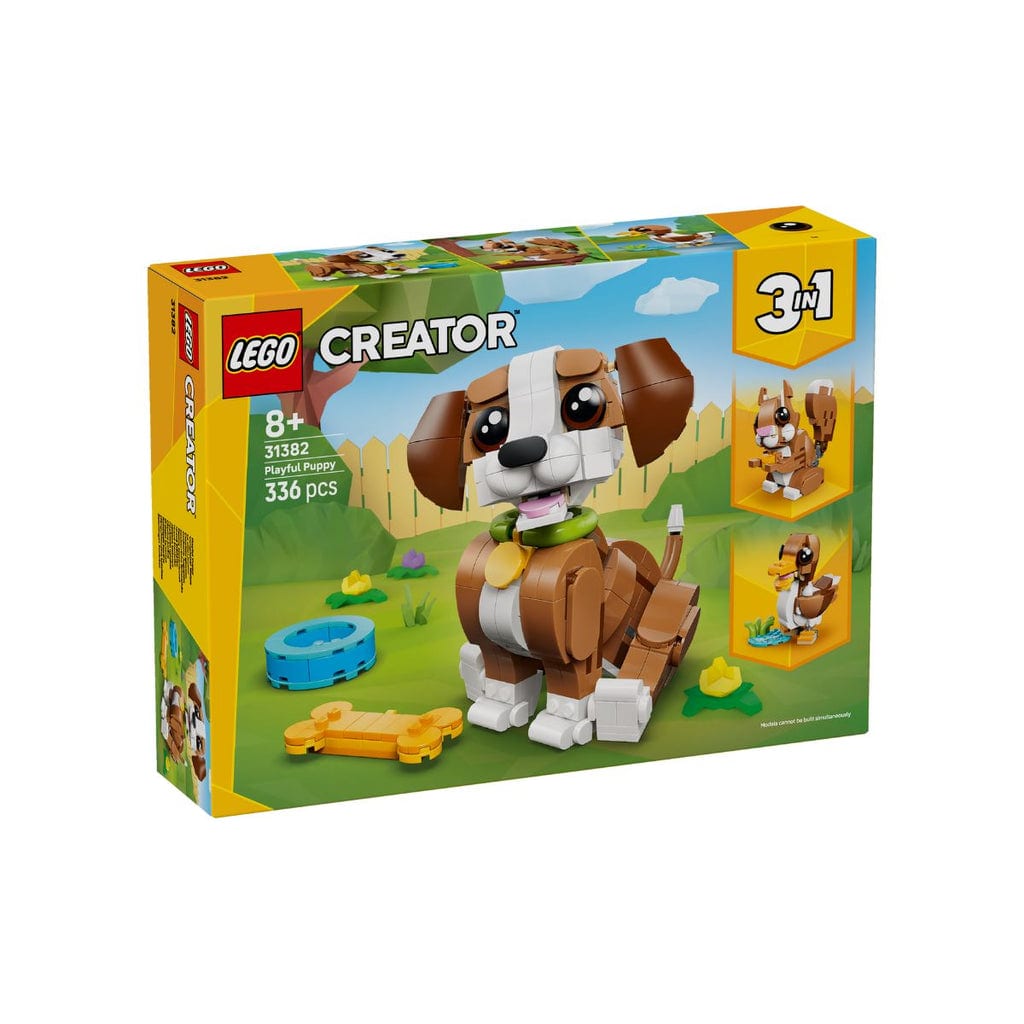 樂高與益智玩具:  頑皮的小狗 LEGO CREATOR 31382 (336 件) 