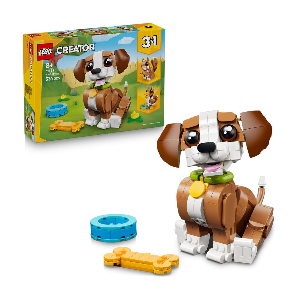 樂高與益智玩具:  頑皮的小狗 LEGO CREATOR 31382 (336 件) 