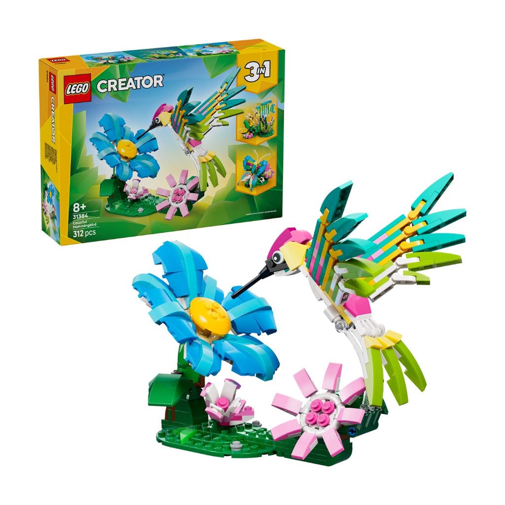 樂高與益智玩具:  五彩蜂鳥 LEGO CREATOR 31384 (312 件) 