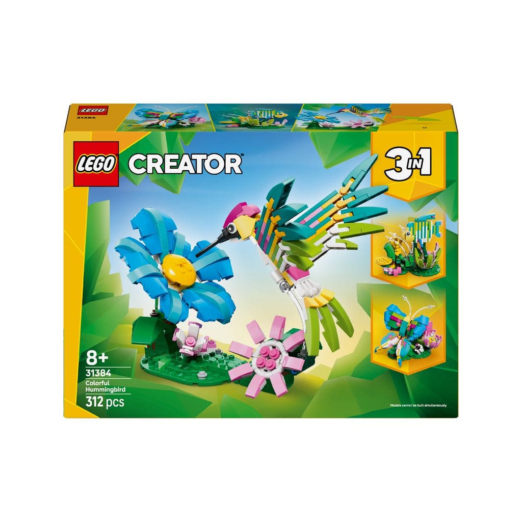 樂高與益智玩具:  五彩蜂鳥 LEGO CREATOR 31384 (312 件) 