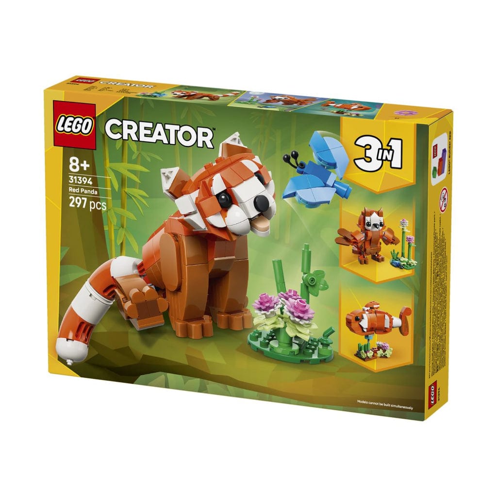  Đồ Chơi Lắp Ráp 3 Trong 1 Gấu Trúc Đỏ Đáng Yêu LEGO CREATOR 31394 (297 chi tiết) 