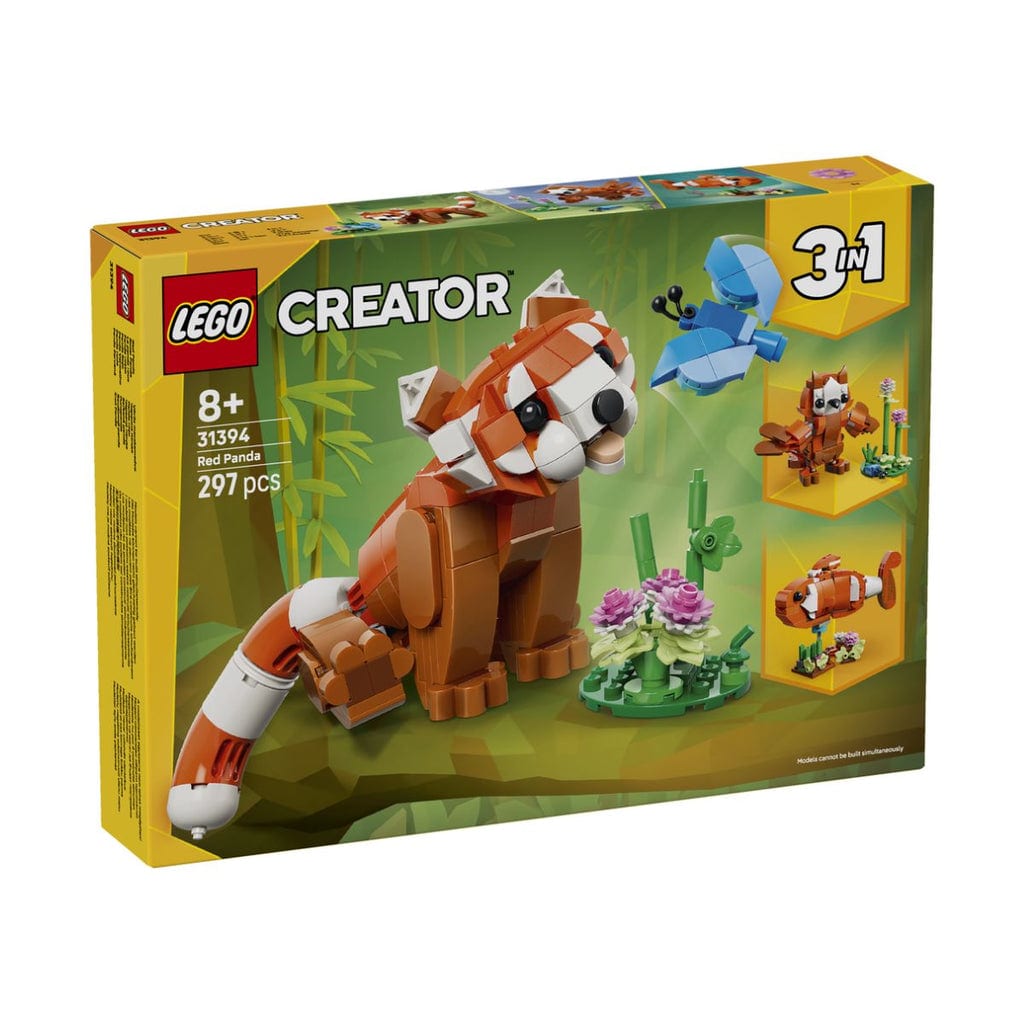  Đồ Chơi Lắp Ráp 3 Trong 1 Gấu Trúc Đỏ Đáng Yêu LEGO CREATOR 31394 (297 chi tiết) 