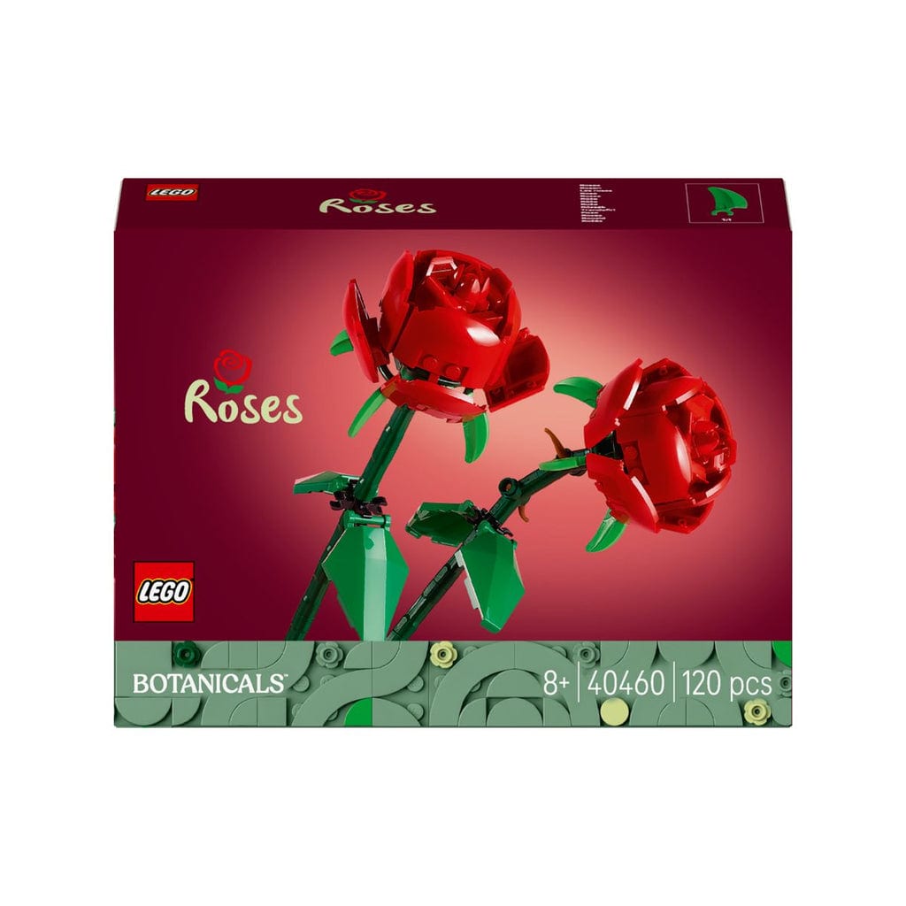 樂高與益智玩具:  玫瑰拼裝玩具 LEGO LEGO FLOWER 40460 (120 件) 