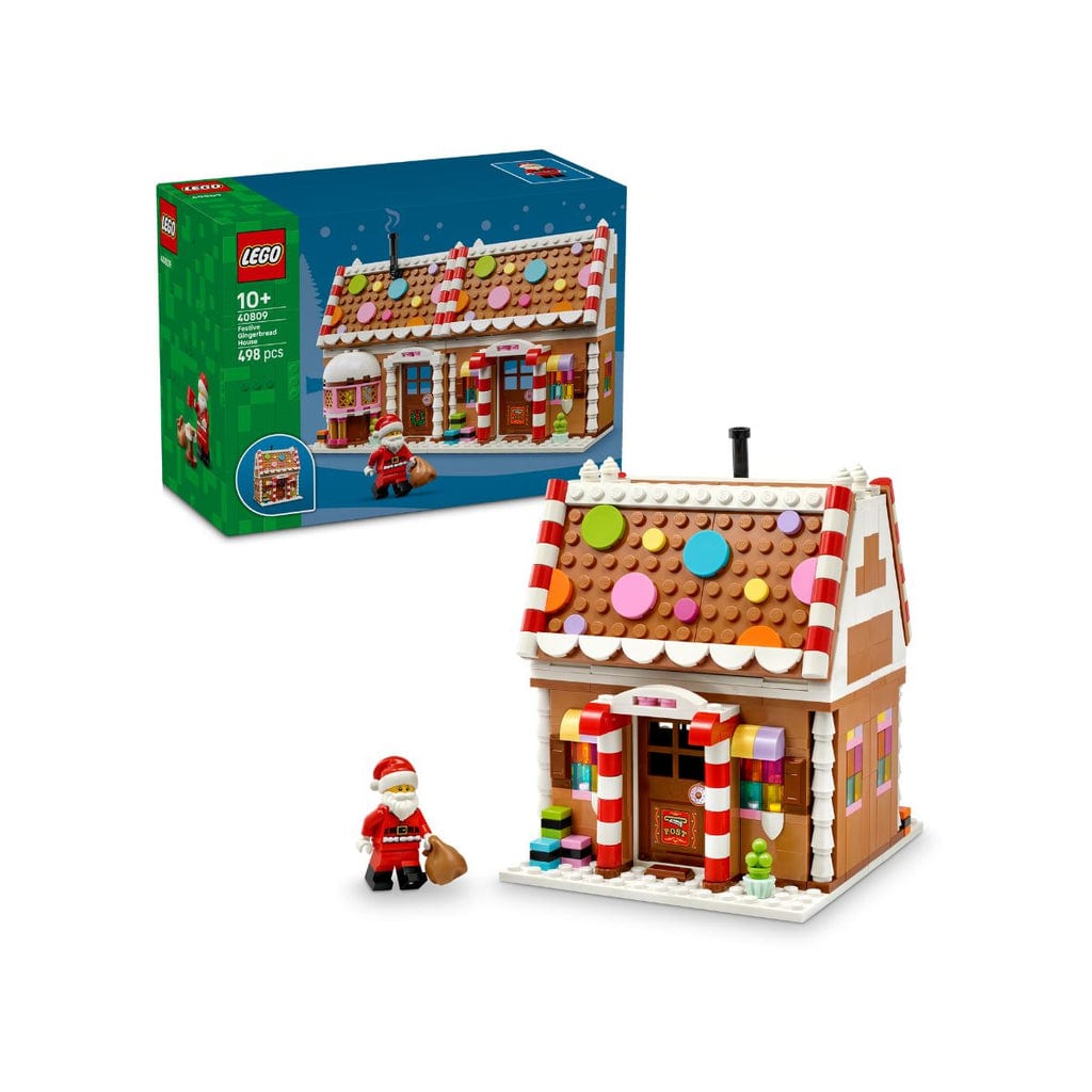 樂高與益智玩具:  聖誕薑餅屋拼裝玩具 LEGO SEASONS AND OCCASIONS 40809 (498個零件) 