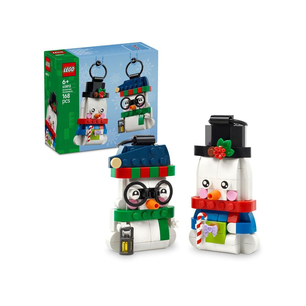 樂高與益智玩具:  聖誕雪人裝飾拼裝玩具 LEGO SEASONS AND OCCASIONS 40812 (168個零件) 