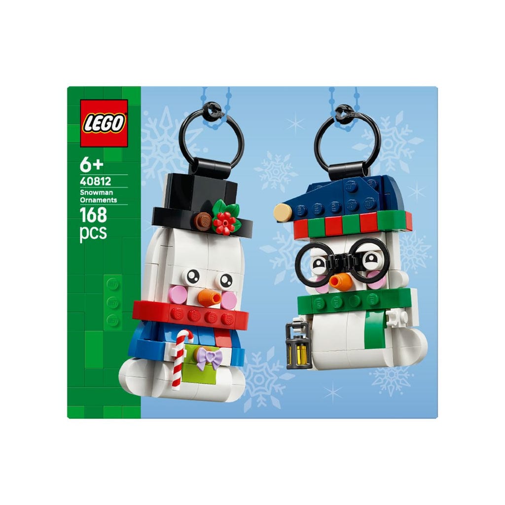 樂高與益智玩具:  聖誕雪人裝飾拼裝玩具 LEGO SEASONS AND OCCASIONS 40812 (168個零件) 