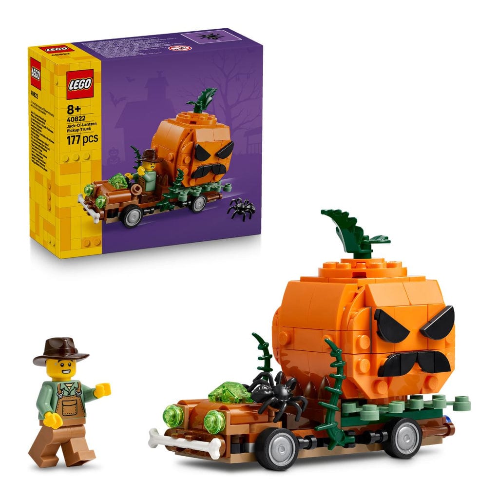 樂高與益智玩具:  鬼怪南瓜車拼裝玩具 LEGO SEASONS AND OCCASIONS 40822 (177個零件) 