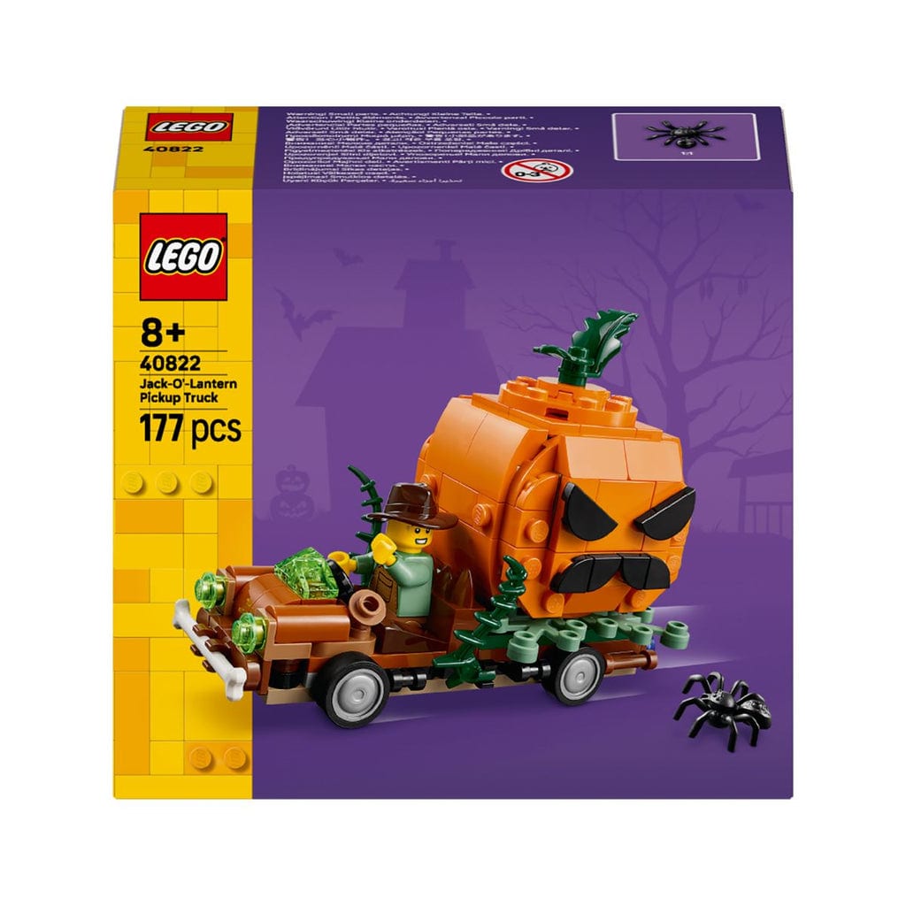 樂高與益智玩具:  鬼怪南瓜車拼裝玩具 LEGO SEASONS AND OCCASIONS 40822 (177個零件) 