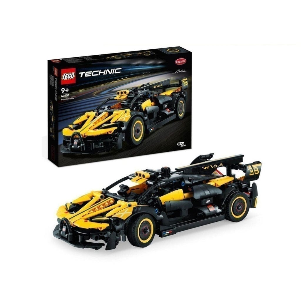 樂高與益智玩具:  樂高技術Bugatti Bolide超級跑車42151（905個零件） 