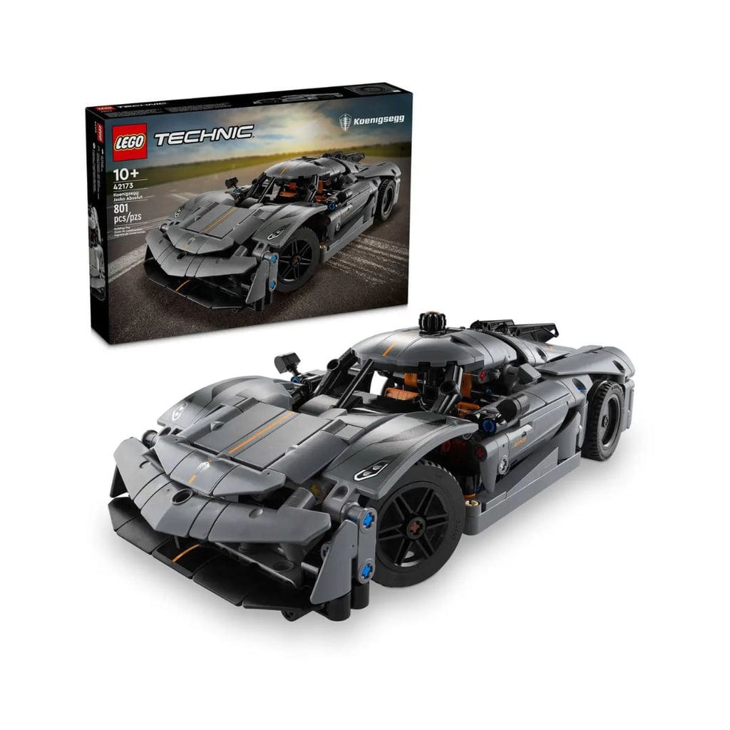 樂高與益智玩具:  運動跑車拼裝玩具 Koenigsegg Jesko Absolut 灰色 LEGO TECHNIC 42173 (801 件) 