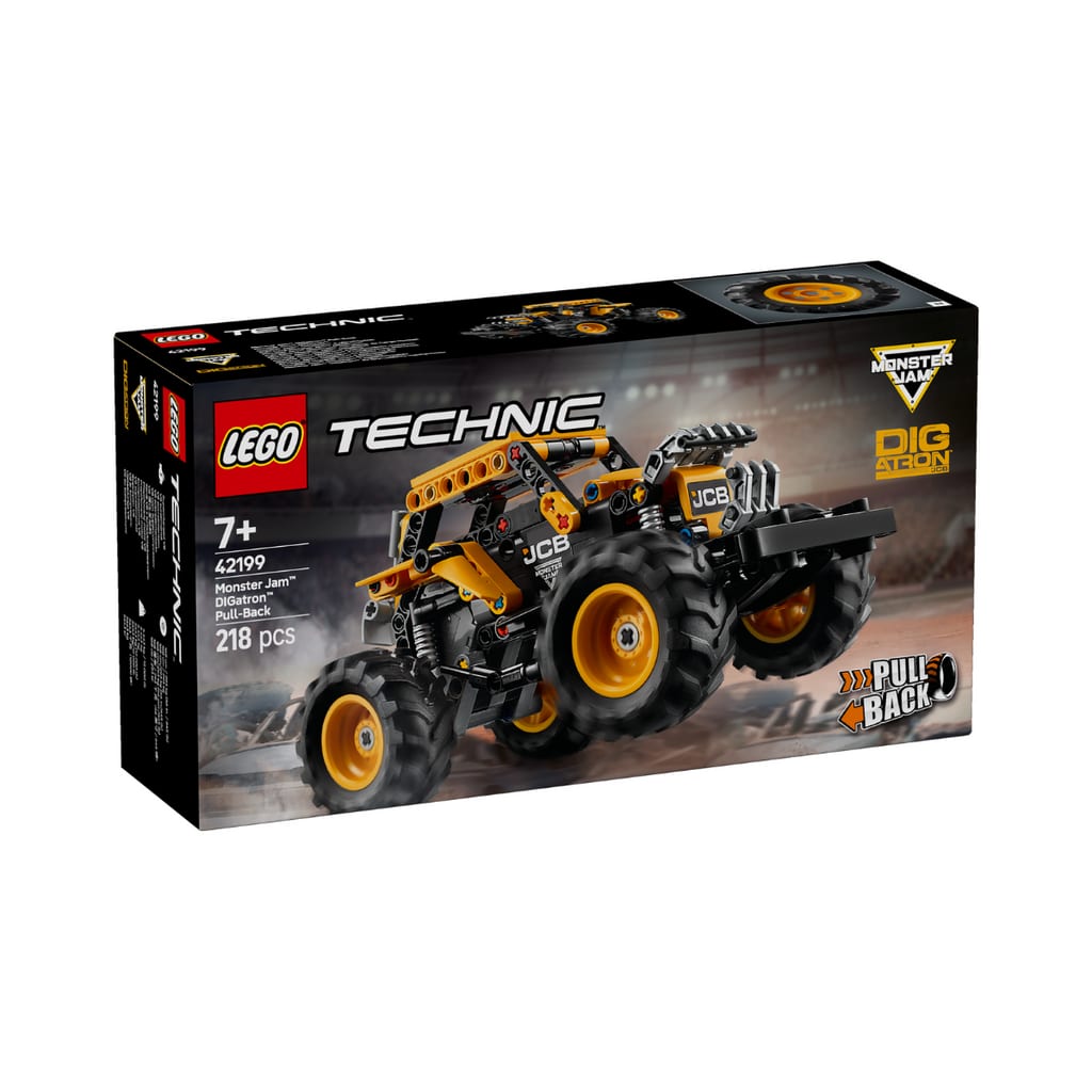 樂高與益智玩具:  Monster Jam-DIGatron 拼裝玩具 LEGO TECHNIC 42199 (218 件) 