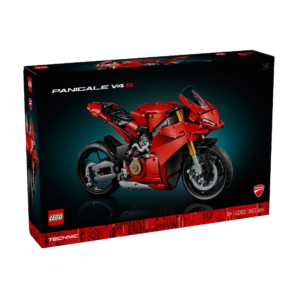 樂高與益智玩具:  Ducati 摩托車拼裝玩具 LEGO TECHNIC 42202 (1603 件) 