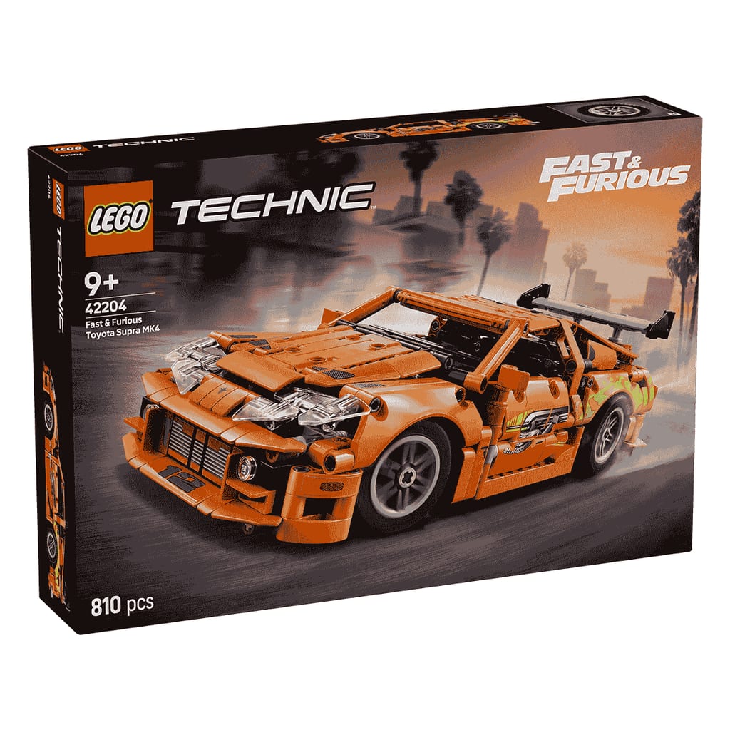 樂高與益智玩具:  豐田 Supra Mk4 拼裝玩具 LEGO TECHNIC 42204 (810 件) 