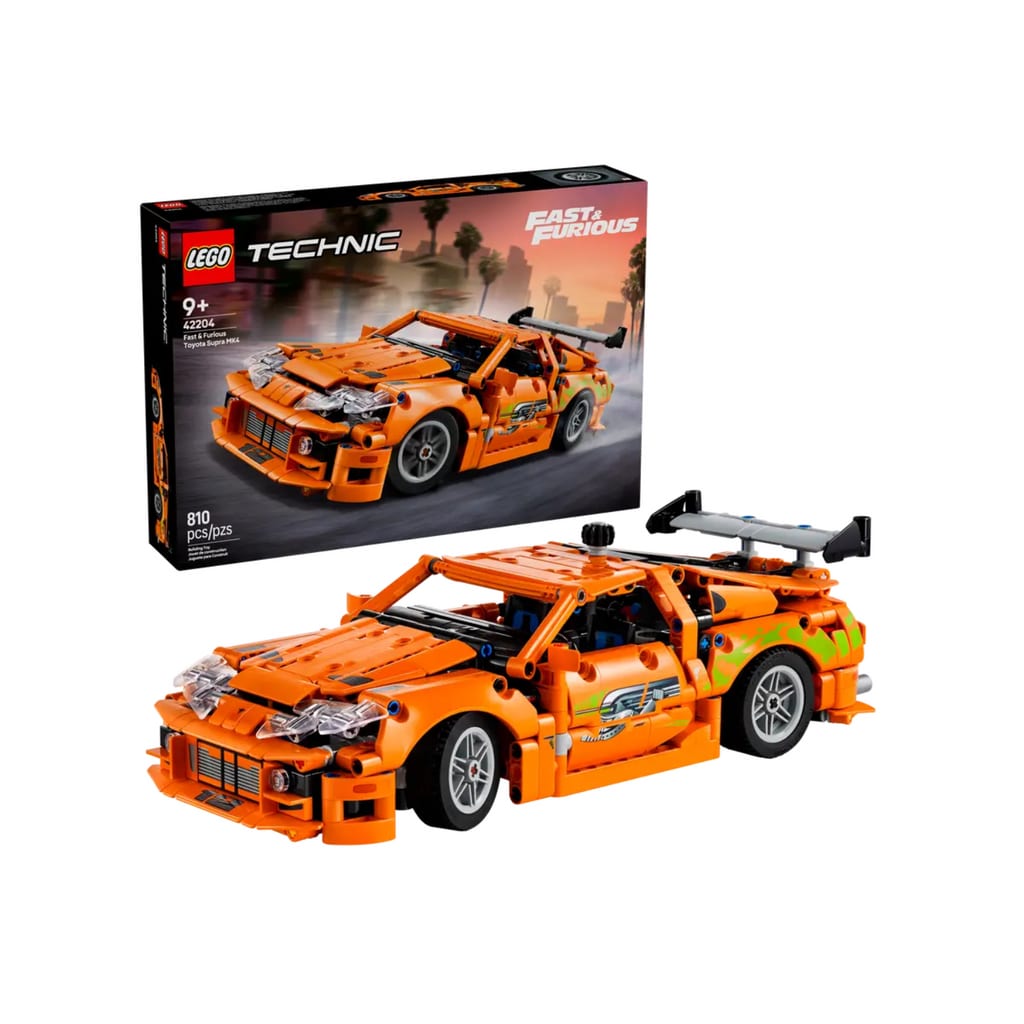 樂高與益智玩具:  豐田 Supra Mk4 拼裝玩具 LEGO TECHNIC 42204 (810 件) 
