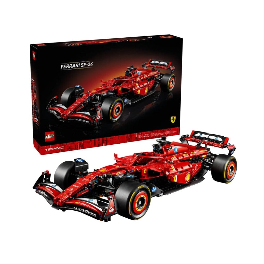 樂高與益智玩具:  法拉利 SF-24 F1 LEGO TECHNIC 42207 (1361個細節) 